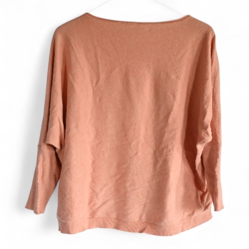 Peach Long Sleeve Sweater - Picture 2 of 4